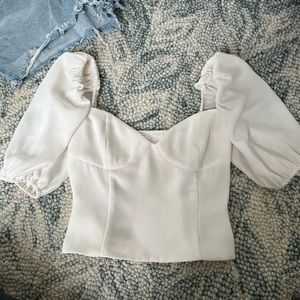 Aritzia balloon blouse
